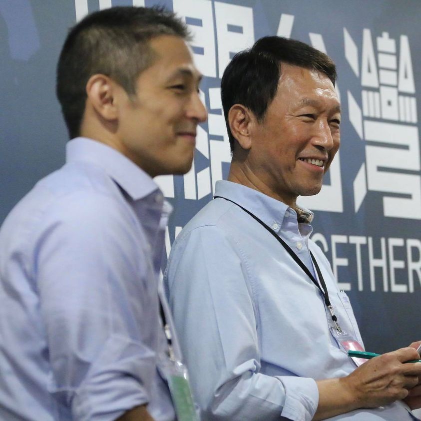 壯闊台灣創辦人吳怡農(左)與前參謀總長李喜明(右)，共同提出「國土防衛部隊」的構想，動台灣建立可信的嚇阻力，以嚇阻戰爭。圖/取自吳怡農臉書專頁