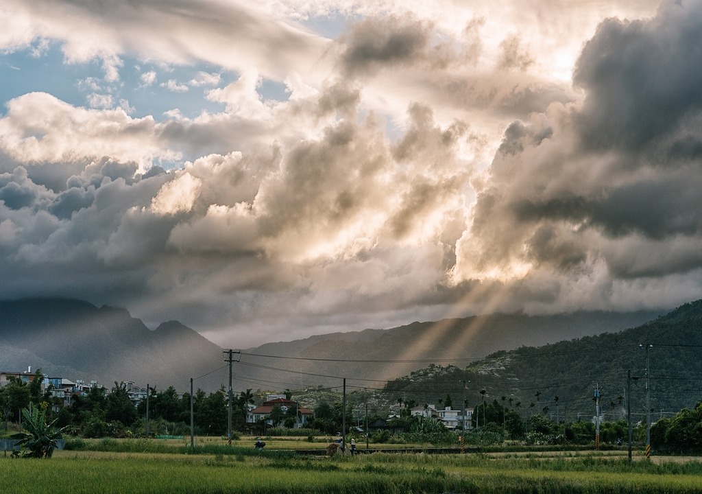 台灣農村，圖片來源：https://pixabay.com/p-1897366