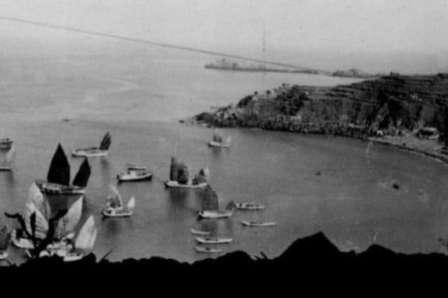 50年代初期的青番港（國防部資料照）