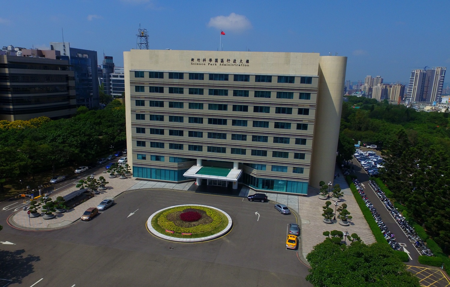 圖為新竹科學園區行政大樓。   圖：取自新竹科學園區網站(資料照片)