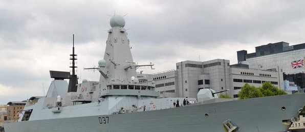 英國45型防空驅逐艦。 圖 : 翻攝自每日頭條