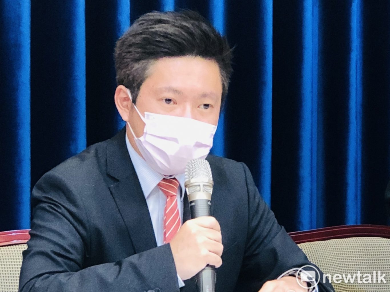 總統府發言人張惇涵。 圖：謝莉慧/攝（資料照片）