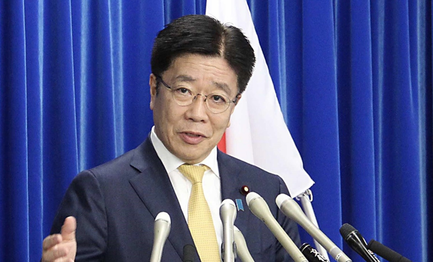 日本官房長官加藤勝信。圖：翻攝自加藤勝信官網（資料照）