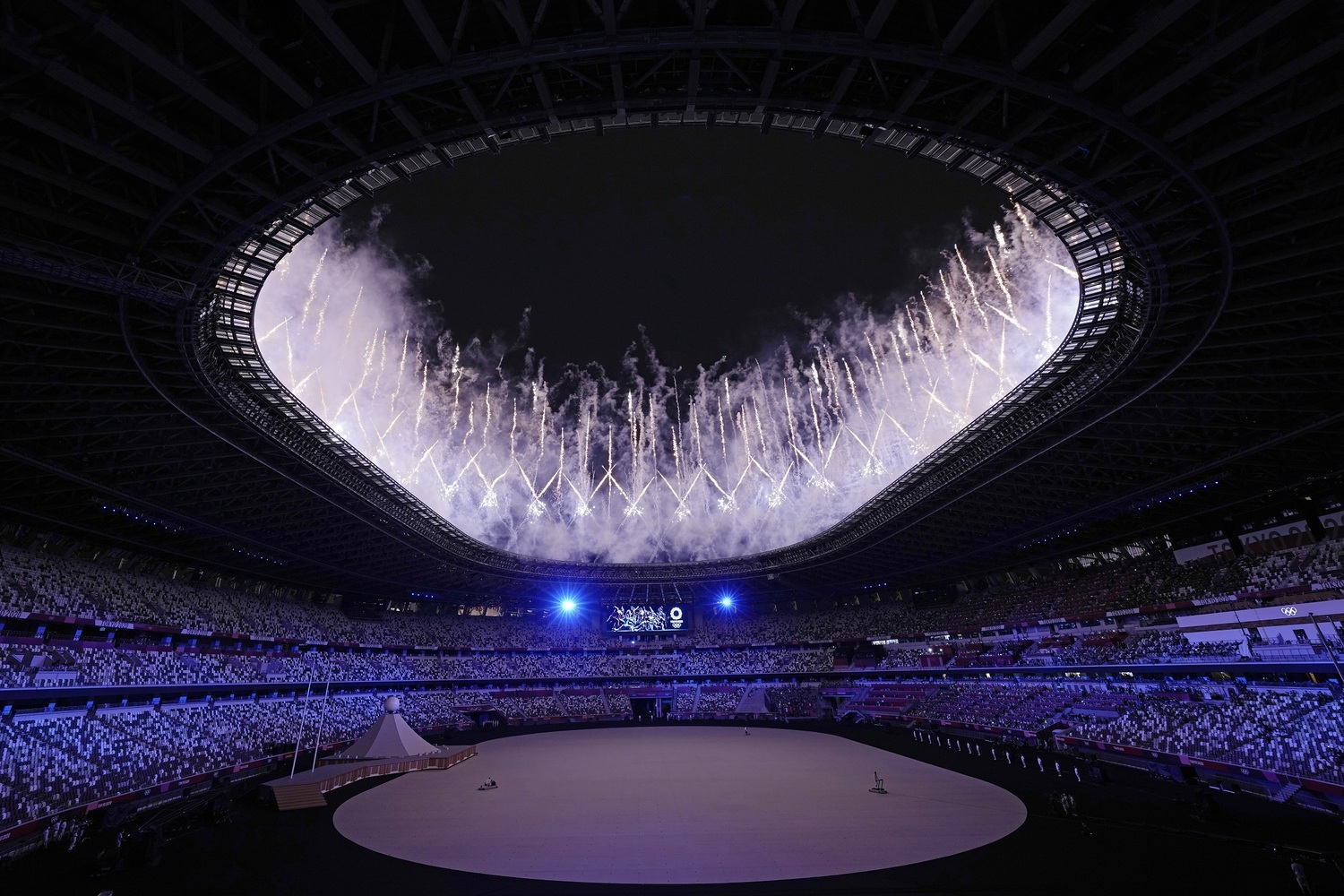 東京奧運閉幕式。 圖 : 達志影像 / 美聯社