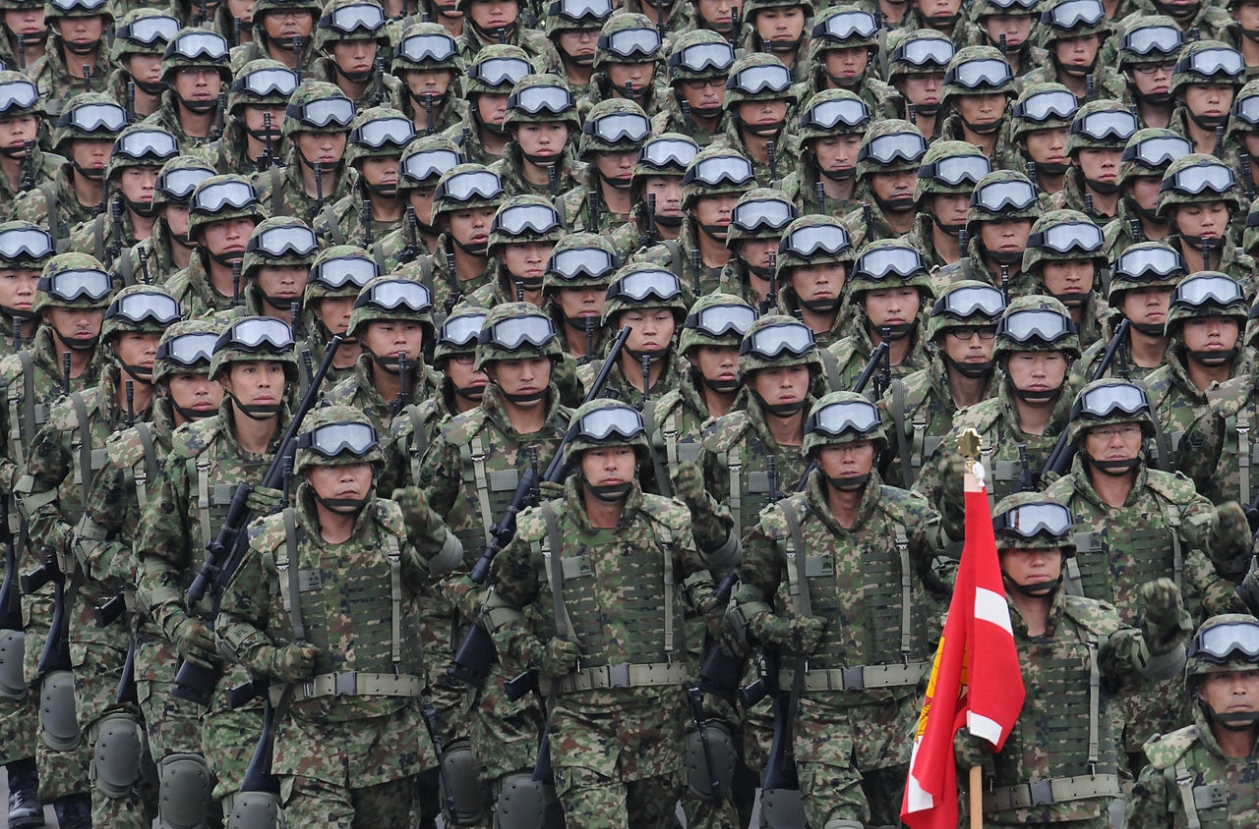 日本陸上自衛隊員。(示意圖) 圖：擷取自維基百科