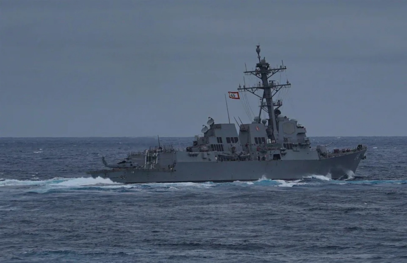 美軍神盾艦「強森號(DDG-114)」。   圖：翻攝DVIDS網站