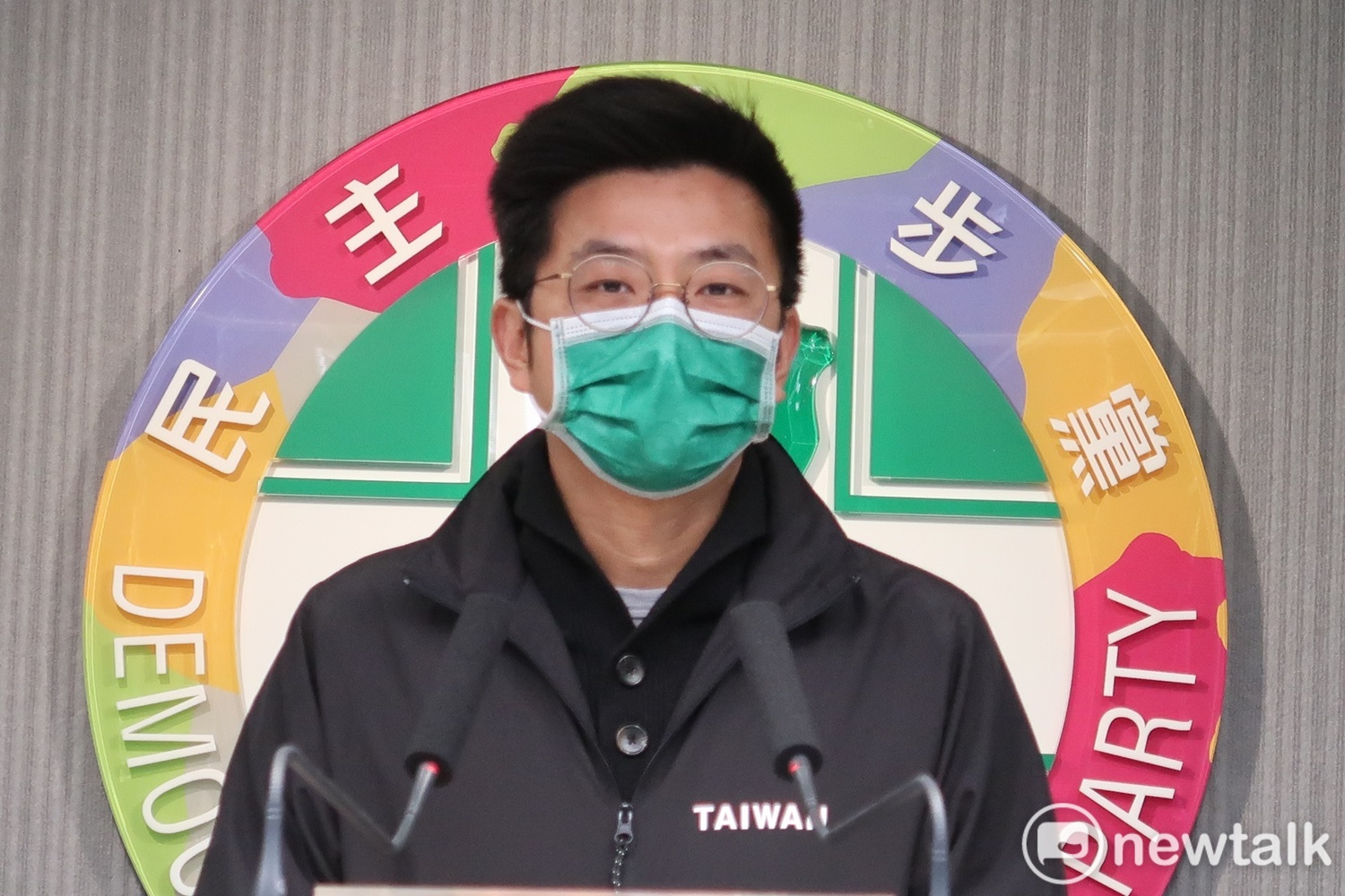 民進黨發言人周江杰 圖：林朝億/攝