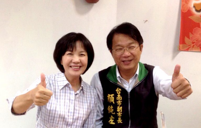 顏純左任副市長期間曾與郭秀珠餐敘。照片來源：六都春秋編輯室