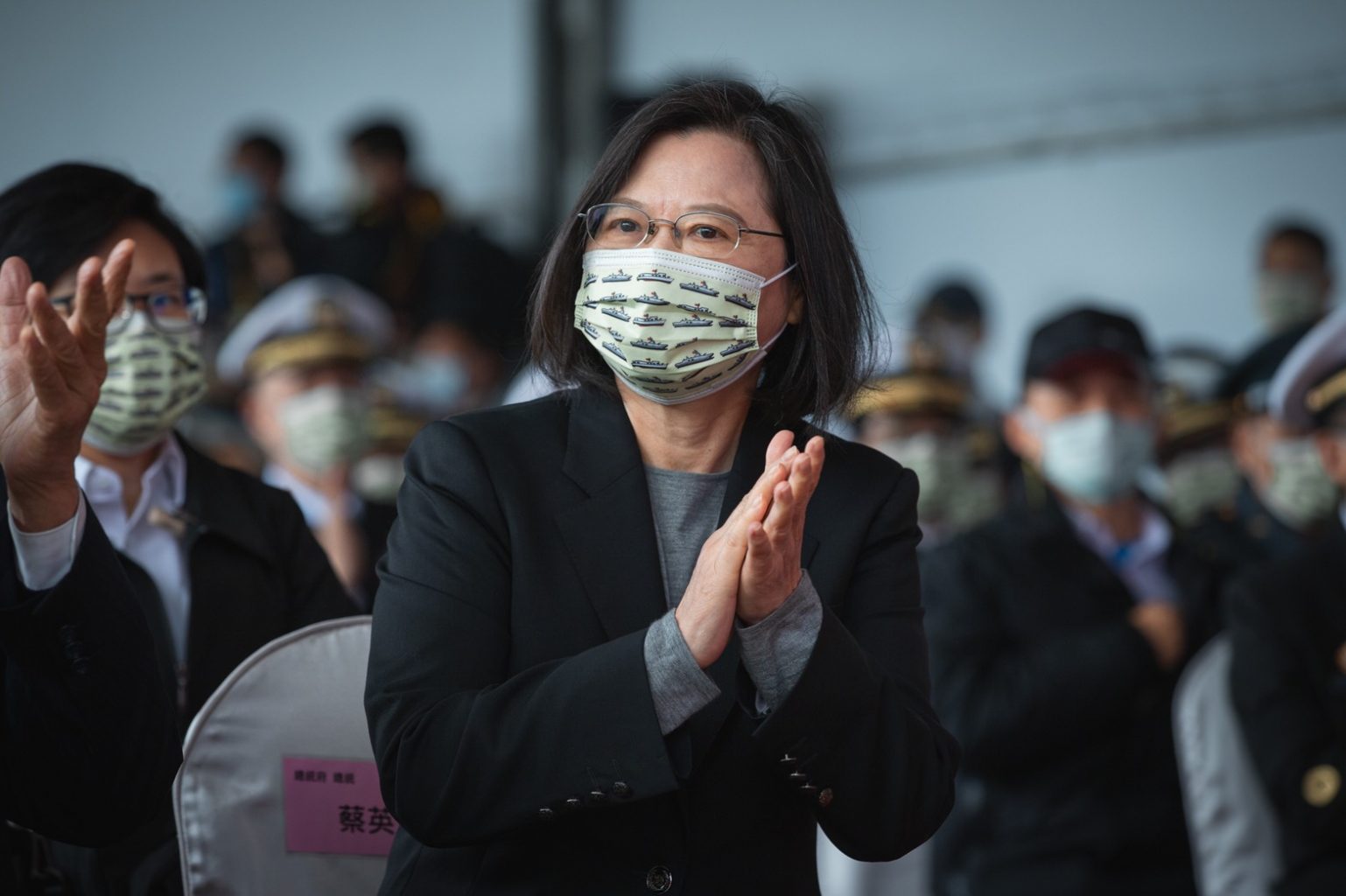 蔡英文表示希望世界看待台灣抗疫成功的成果，不是著眼於領導人的性別。圖擷取自蔡英文臉書